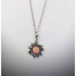 Sun Pendant Adjustable Necklace – Radiant Boho Adjustable Sun Necklace